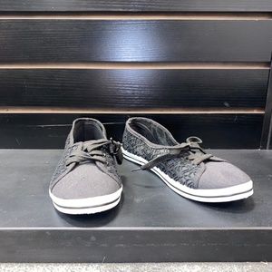 Black Lace Sneakers